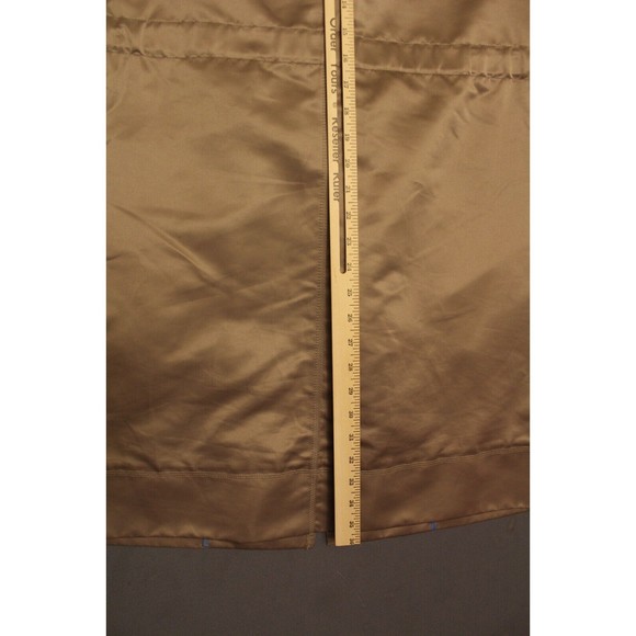 Simply Vera Vera Wang Evening Coat tan size medium buttons and waist belt - Picture 10 of 10